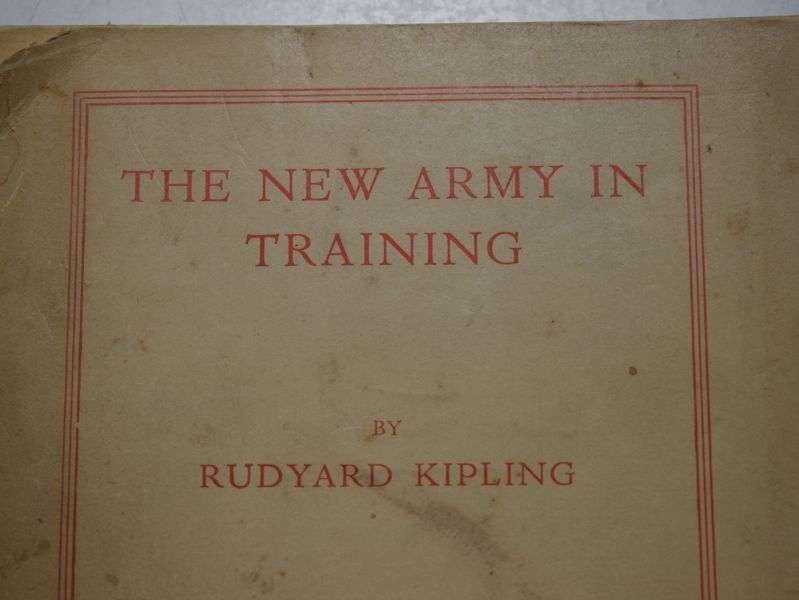 119) Original 1st Edition Book The New Army in Training By Rudyard Kipling 1915 — image 9