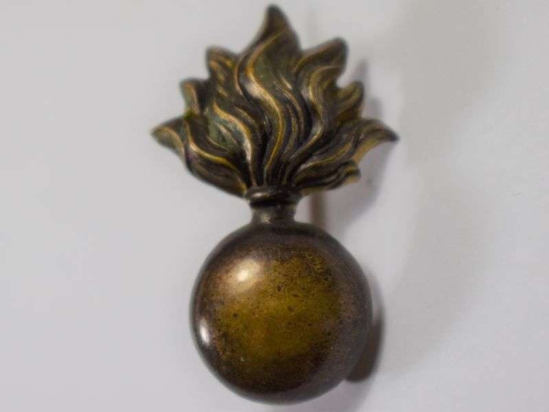 167) Original WW1 WW2 Guards/Fusiliers Flaming Grenade Sweetheart Brooch — image 3