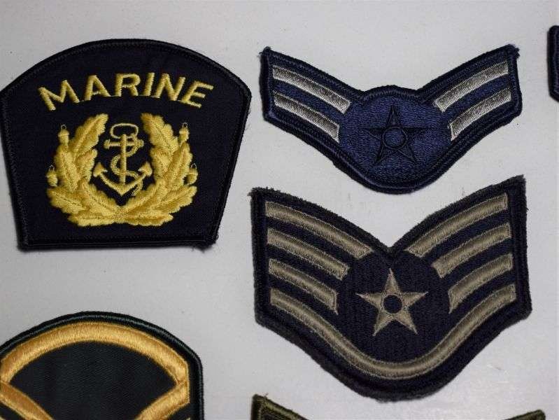 148) Various Original Post WW2 US Army & USAF Rank Patches — image 6