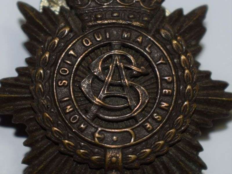 133) Excellent Original WW1 British Army Service Corps Officers Bronze Cap Badge — image 4