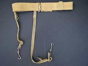 118) Unusual WW2? British Army Navy Issue Webbing Sword Belt