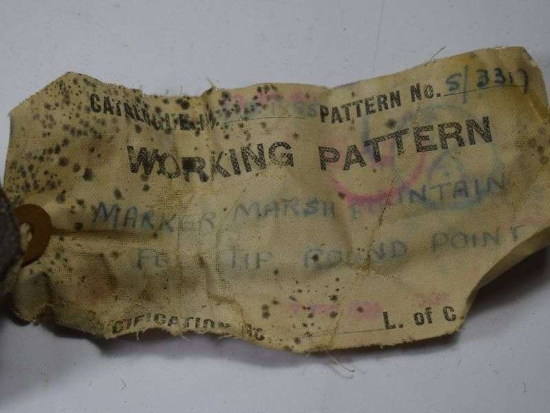 87) 1950s Sealed Pat British Army Marker Marsh Fountain Felt Tip Round Point Tip — image 3