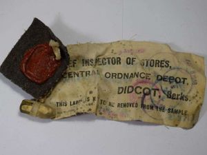 87) 1950s Sealed Pat British Army Marker Marsh Fountain Felt …