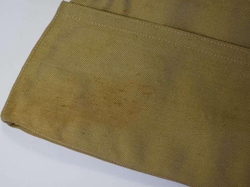 43) Good Original WW2 US Army Khaki Garrison Side Cap Dated 1942 — image 6