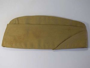 43) Good Original WW2 US Army Khaki Garrison Side Cap …