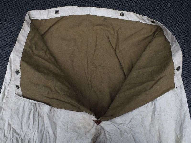 17) WW2 Era US Army Waterproof White Snow Camo? Trousers — image 12