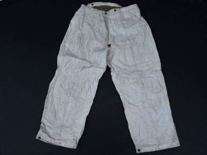 17) WW2 Era US Army Waterproof White Snow Camo? Trousers