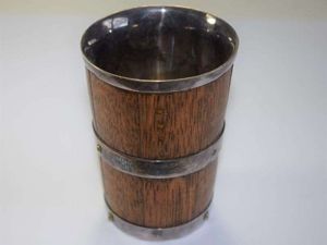 25) Lovely Military Police Sports Wiesbaden 1926 presentation Coopered Beaker