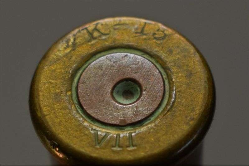 97) Excellent WW1 British Trench Art Button Hook Dated 1915 — image 2