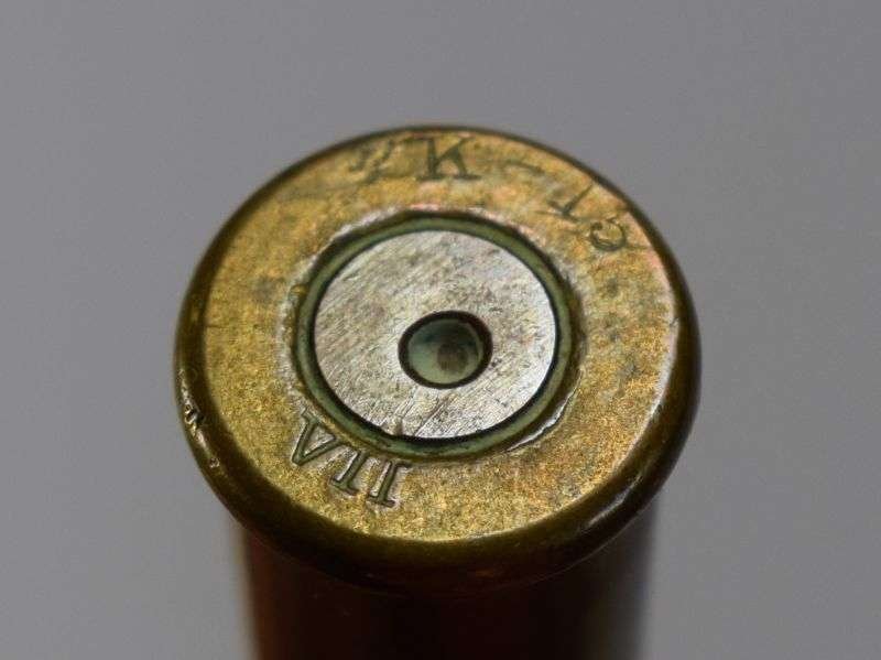 97) Excellent WW1 British Trench Art Button Hook Dated 1915 — image 3