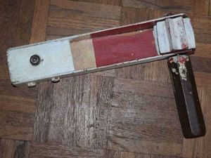 94) Good Original WW1 British Army Gas Warning Rattle Trench …