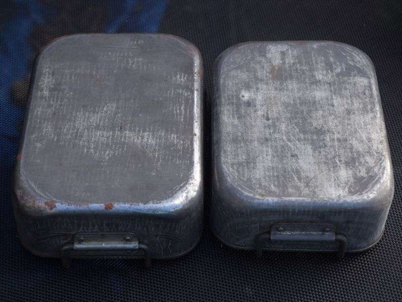 30) Excellent Original WW2 British Steel Mess Tins Dated MB 1941? — image 5