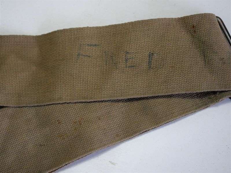 72) Original Early WW2 US Army Musette Bag Carry Strap 1941 — image 3