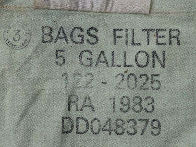 25) WW2 Pat British Military Tropical Issue 5 Gallon Water Filter Bag — image 8