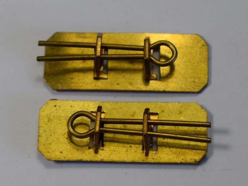 41) Original Officers Royal Fusiliers Shoulder Title Pair — image 2