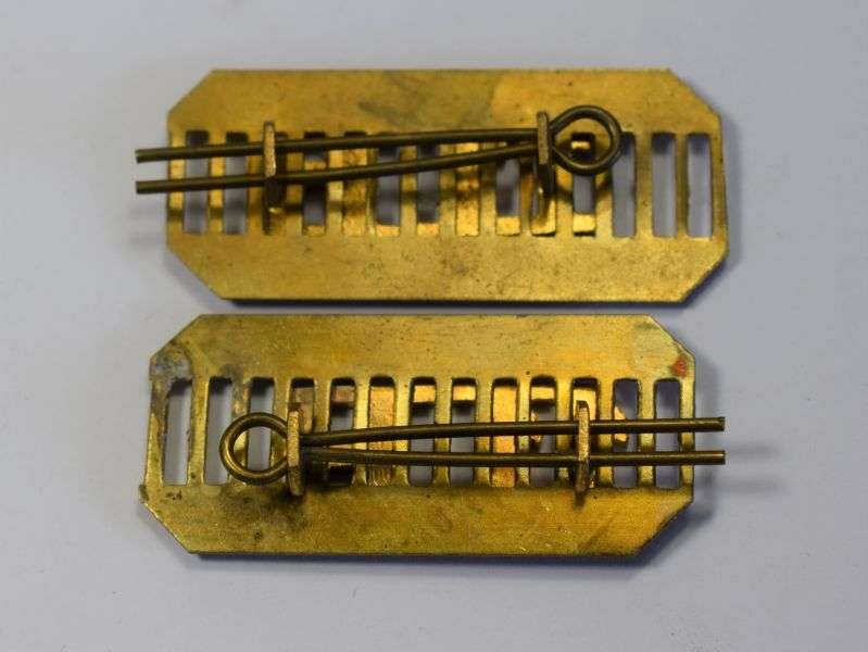 44) Original 11th Hussars Shoulder Title Pair — image 2