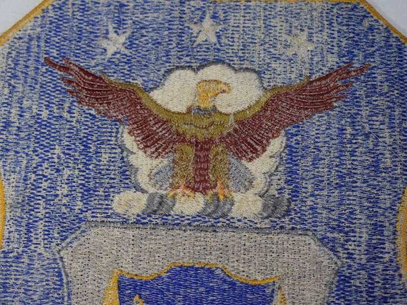 54) Huge Original Post WW2 USAF Continental Air Command Cloth Badge — image 3