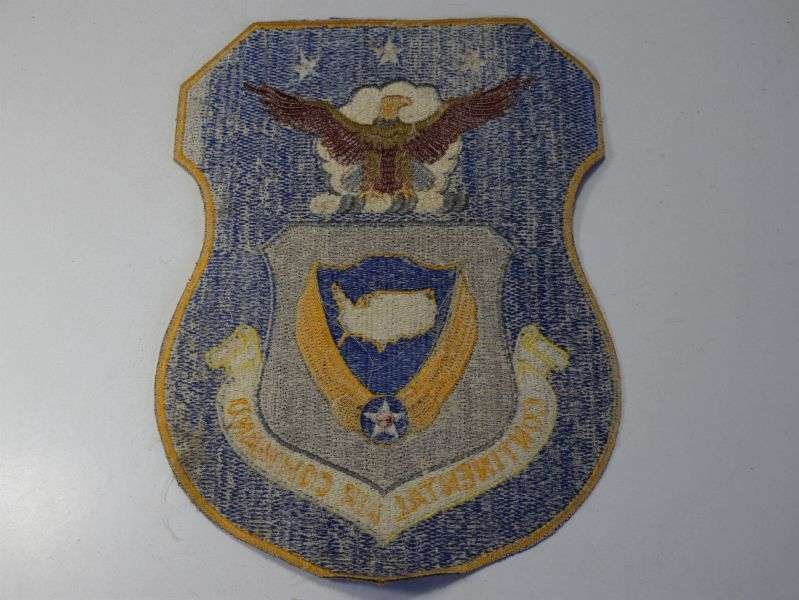 54) Huge Original Post WW2 USAF Continental Air Command Cloth Badge — image 4