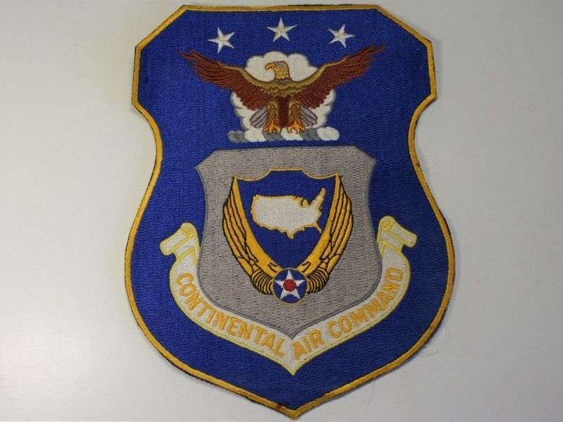 54) Huge Original Post WW2 USAF Continental Air Command Cloth Badge — image 7