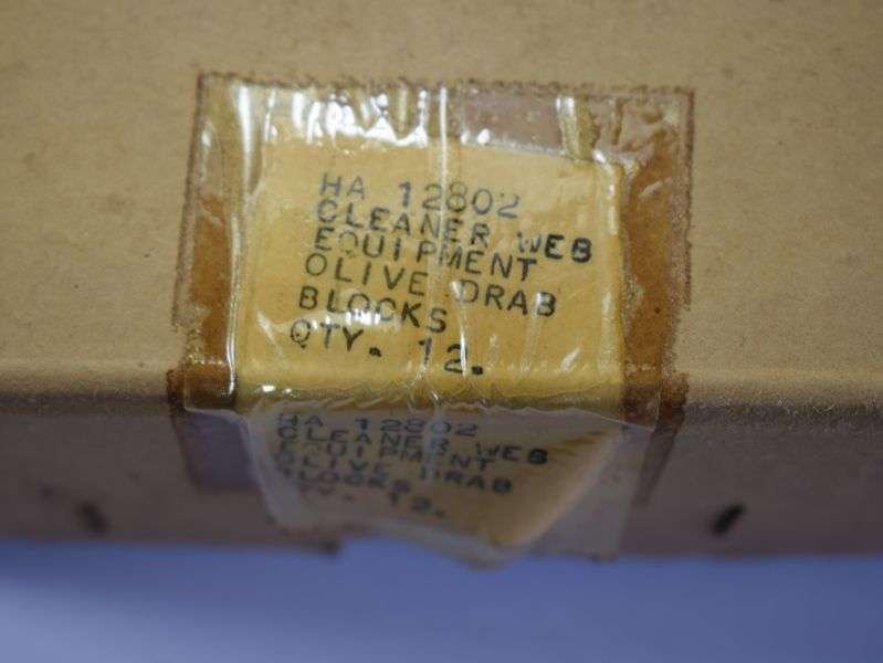 129) Early Post WW2 Block of Blanco Web Cleaner OD — image 8