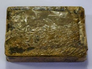 129) Early Post WW2 Block of Blanco Web Cleaner OD