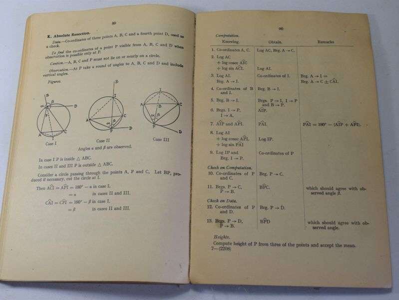24) British Artillery Survey Pocket Book Five Figure Logarithms printed 1946 — image 4