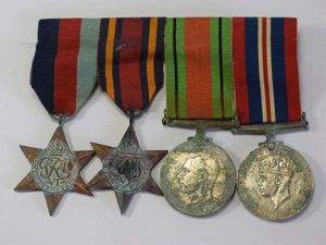 75) Dirty Tatty As Found WW2 British Medal Group of …