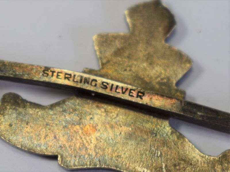 83) Nice Original WW1 WW2 Royal Artillery Sweetheart Brooch — image 2