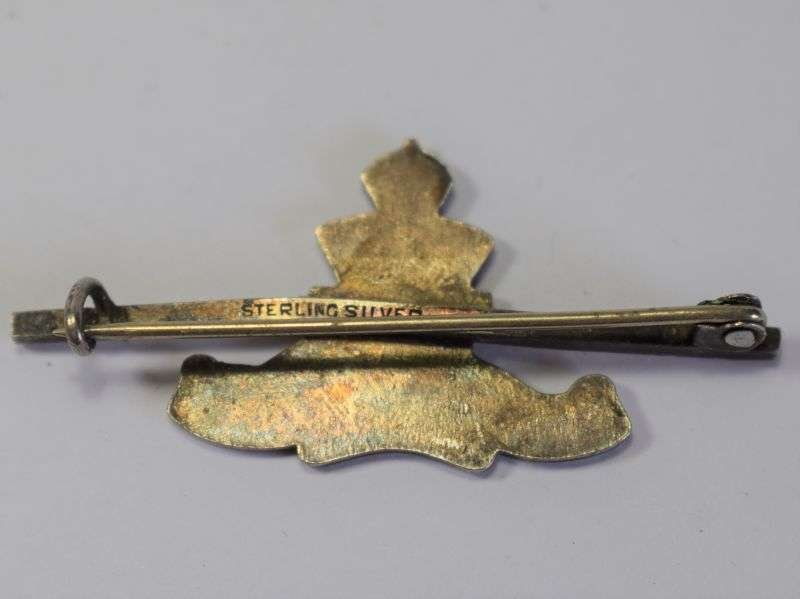 83) Nice Original WW1 WW2 Royal Artillery Sweetheart Brooch — image 3