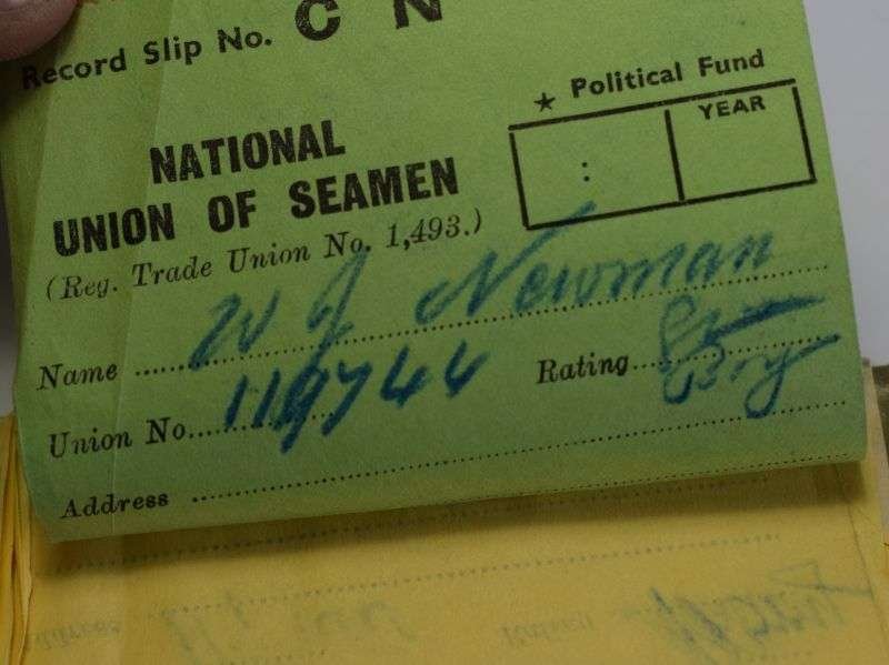 24) Early WW2 National Union of Seamen Members Contribution Book 1938-40 — image 12