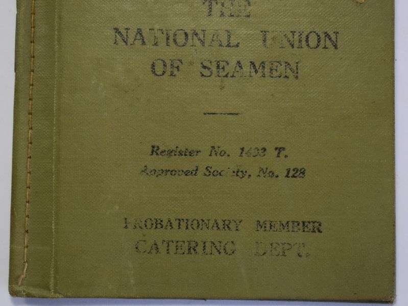24) Early WW2 National Union of Seamen Members Contribution Book 1938-40 — image 16
