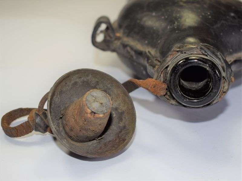 36) Original 1867 Pat? German Glass Water Bottle Franco-Prussian War — image 3