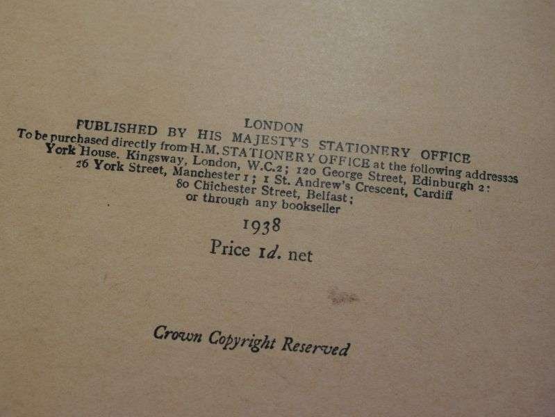 116) Excellent Original Pamphlet The Protection of Your Home Against Air Raids — image 2