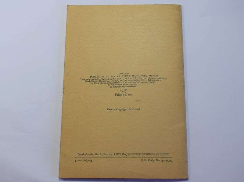 116) Excellent Original Pamphlet The Protection of Your Home Against Air Raids — image 3