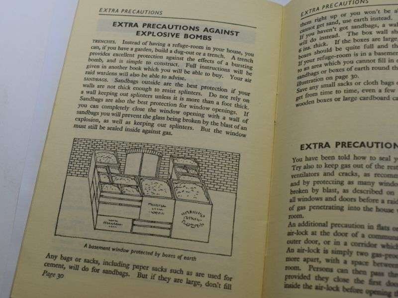 116) Excellent Original Pamphlet The Protection of Your Home Against Air Raids — image 4