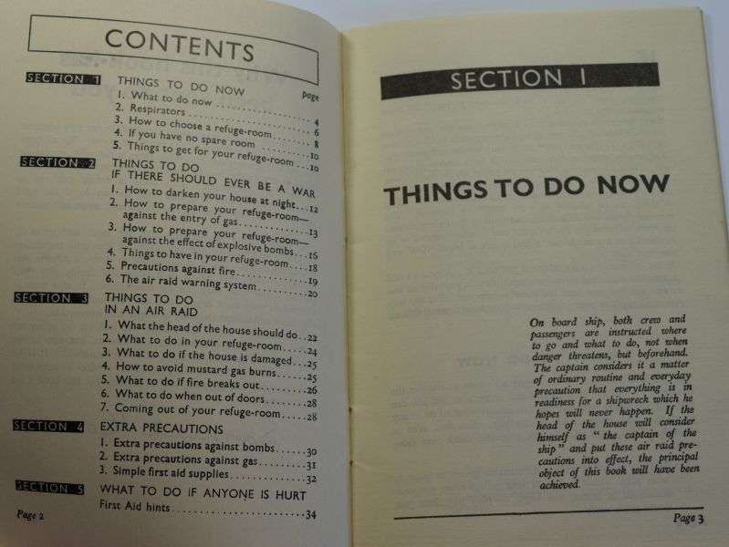 116) Excellent Original Pamphlet The Protection of Your Home Against Air Raids — image 7