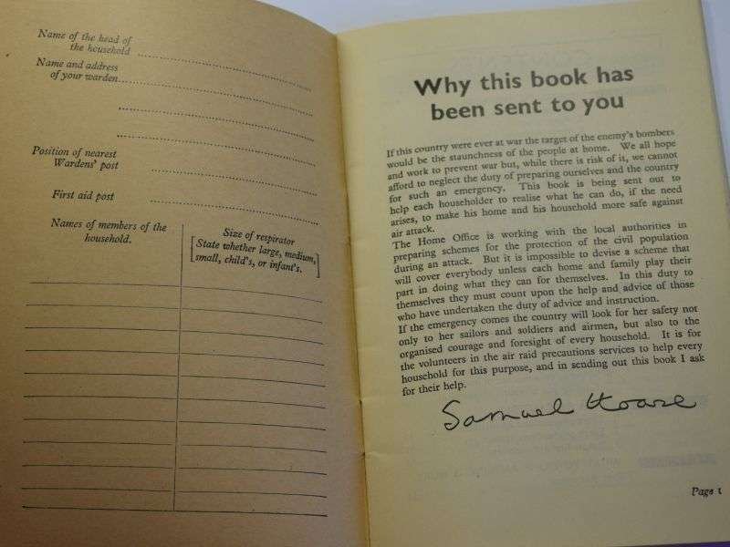 116) Excellent Original Pamphlet The Protection of Your Home Against Air Raids — image 8