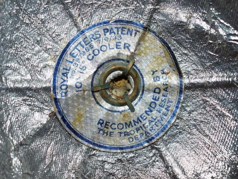 129) Good Original 1930s Solar Topee Pith Helmet Sun Helmet — image 5