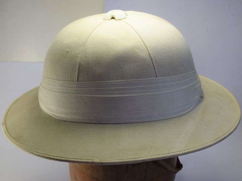 129) Good Original 1930s Solar Topee Pith Helmet Sun Helmet — image 8