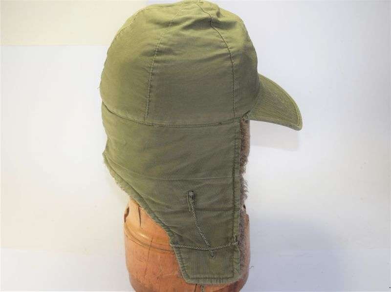 130) Good Original US Army Korean War Cap, Field, Pile M-1951 — image 10