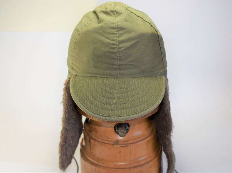 130) Good Original US Army Korean War Cap, Field, Pile M-1951 — image 11