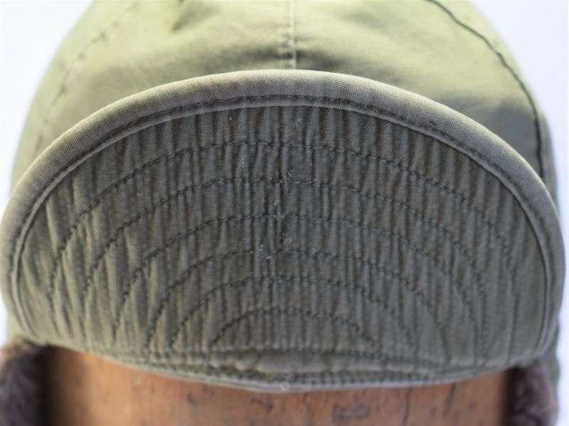 130) Good Original US Army Korean War Cap, Field, Pile M-1951 — image 12