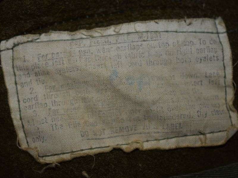 130) Good Original US Army Korean War Cap, Field, Pile M-1951 — image 2