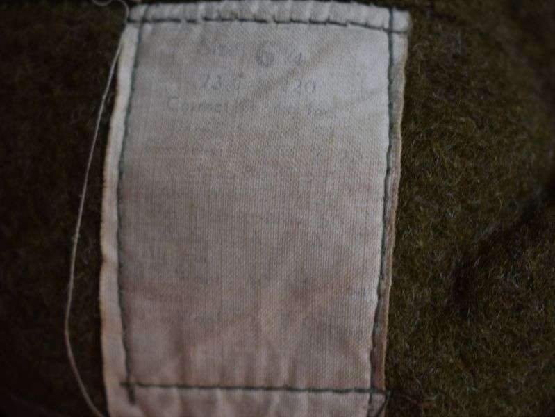 130) Good Original US Army Korean War Cap, Field, Pile M-1951 — image 4