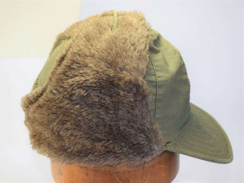 130) Good Original US Army Korean War Cap, Field, Pile M-1951 — image 5