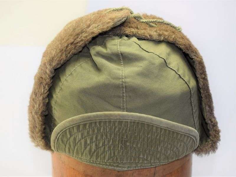 130) Good Original US Army Korean War Cap, Field, Pile M-1951 — image 6