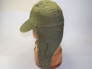 130) Good Original US Army Korean War Cap, Field, Pile …
