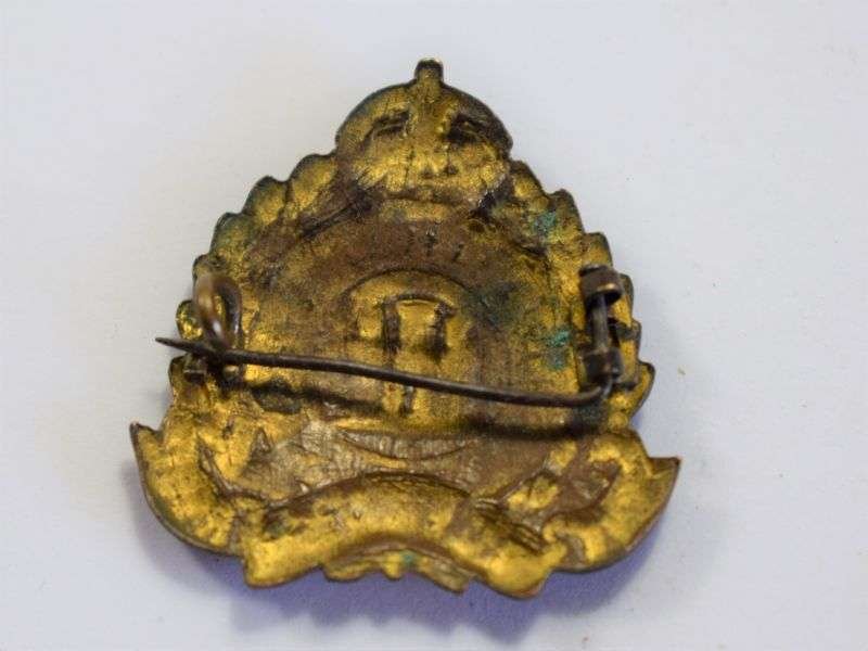 98) WW1 WW2 Suffolk Regiment Sweetheart Brooch — image 2
