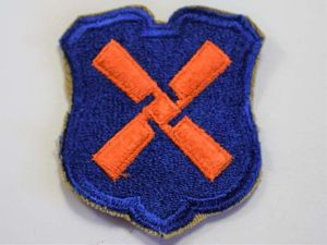 103) Original Used WW2 US Army 12th Army Corps Cloth …