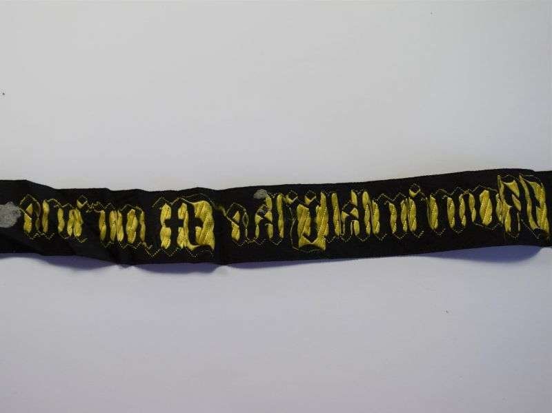 110) Vintage WW2? Royal Dutch Navy Photo & Koninklijke Marine Cap Tally — image 3